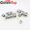 GutenTop Hohe Qualität 1/2 &quot;PUSH FIT X 3/8&quot; OD KOMPRESSION 1/4 Umdrehung ANGLE STOP VENTIL ZERTIFIZIERT NACH NSF ANSI61 BLEI FREE BRASS